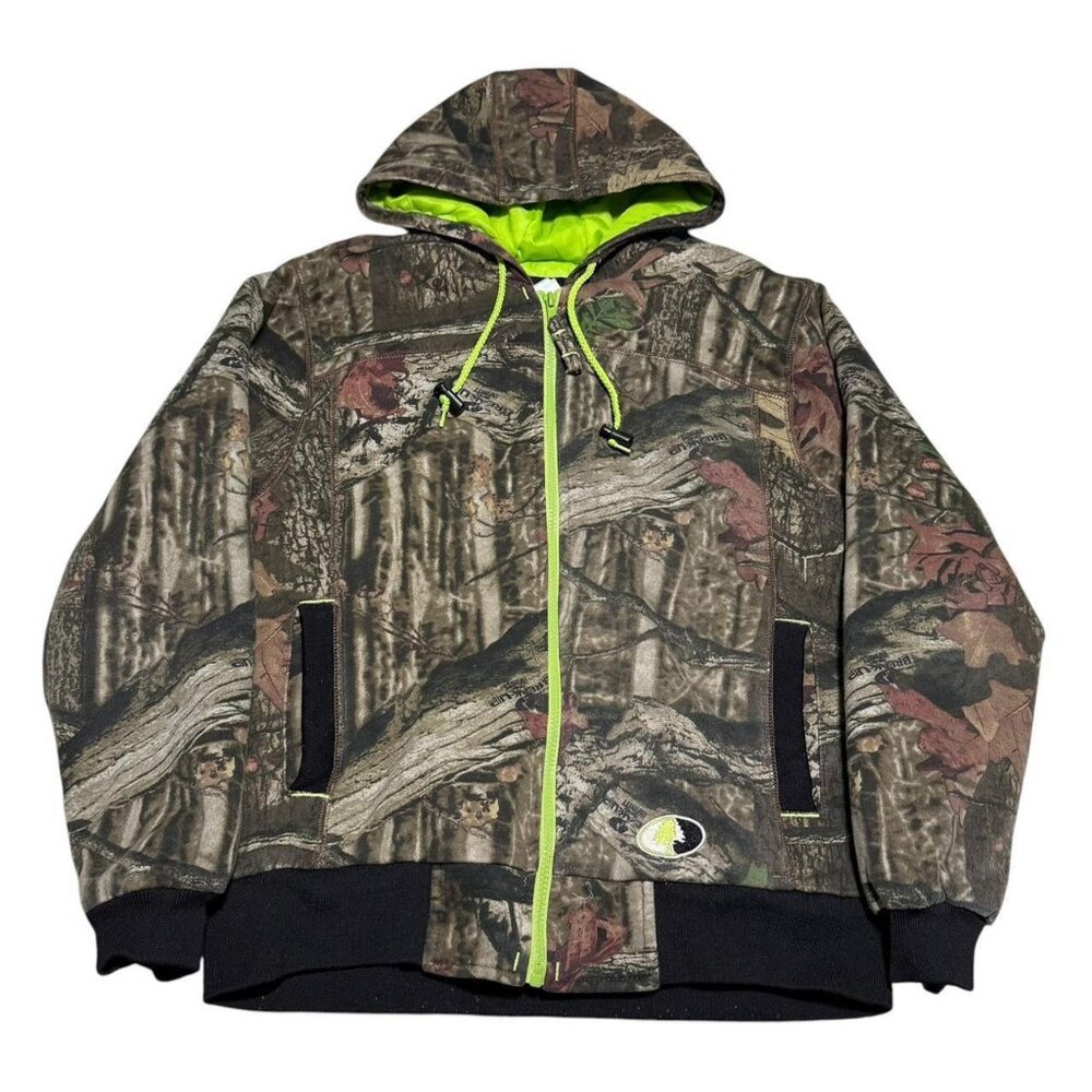 Mossy Oak Pursuits Camouflage Full Zip Jacket Adult Medium